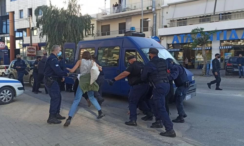 Επεισόδια στο Ηράκλειο με συλλήψεις από την αστυνομία
